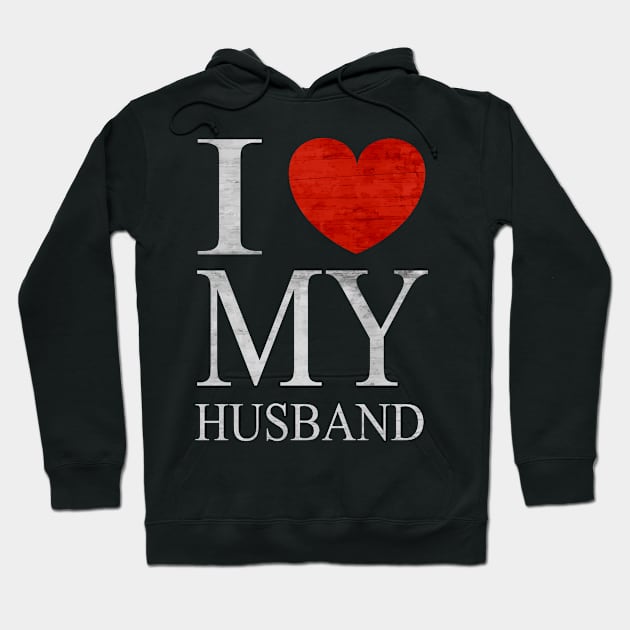 Valentines Day - I Love My Husband Hoodie by missalona